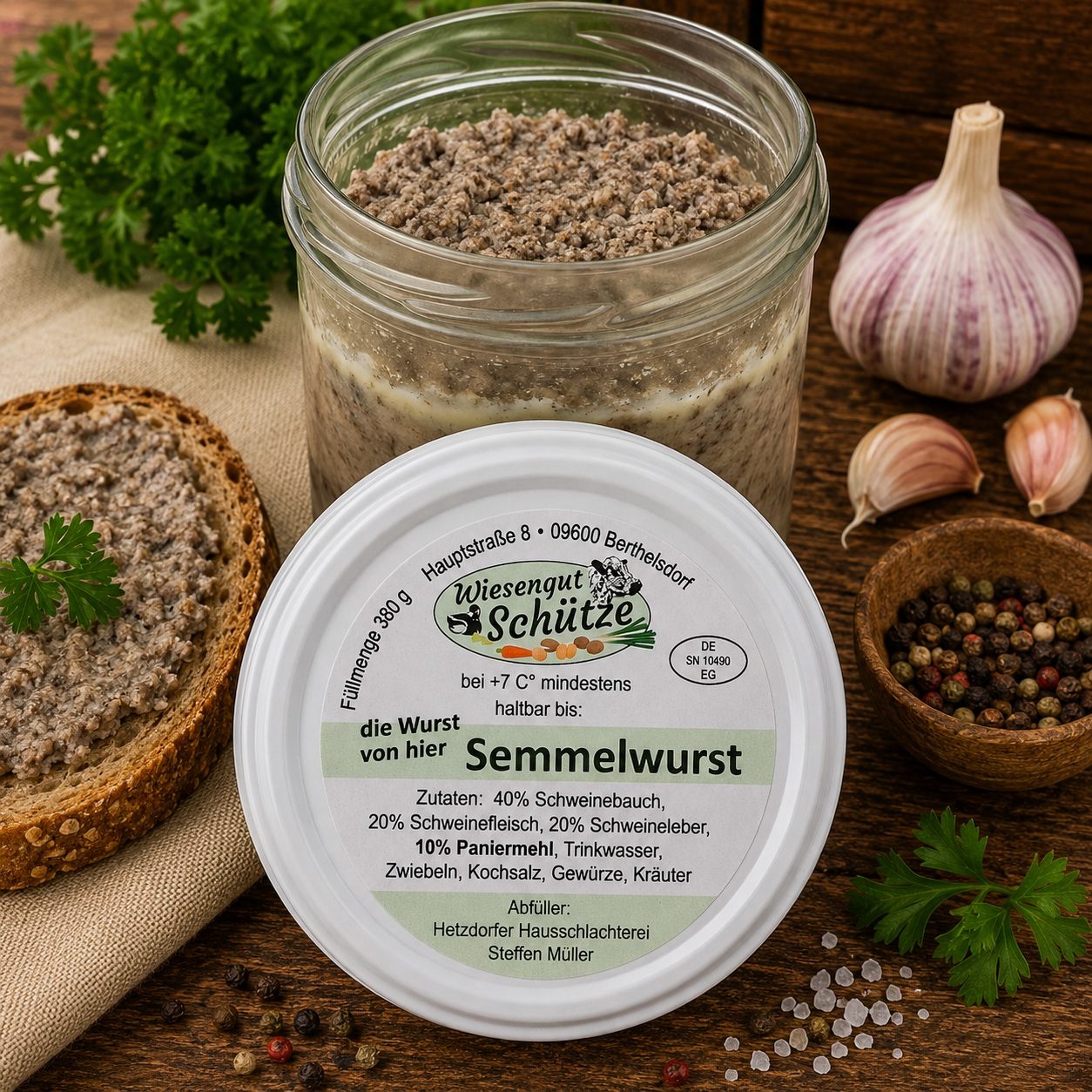 590g Semmelwurst