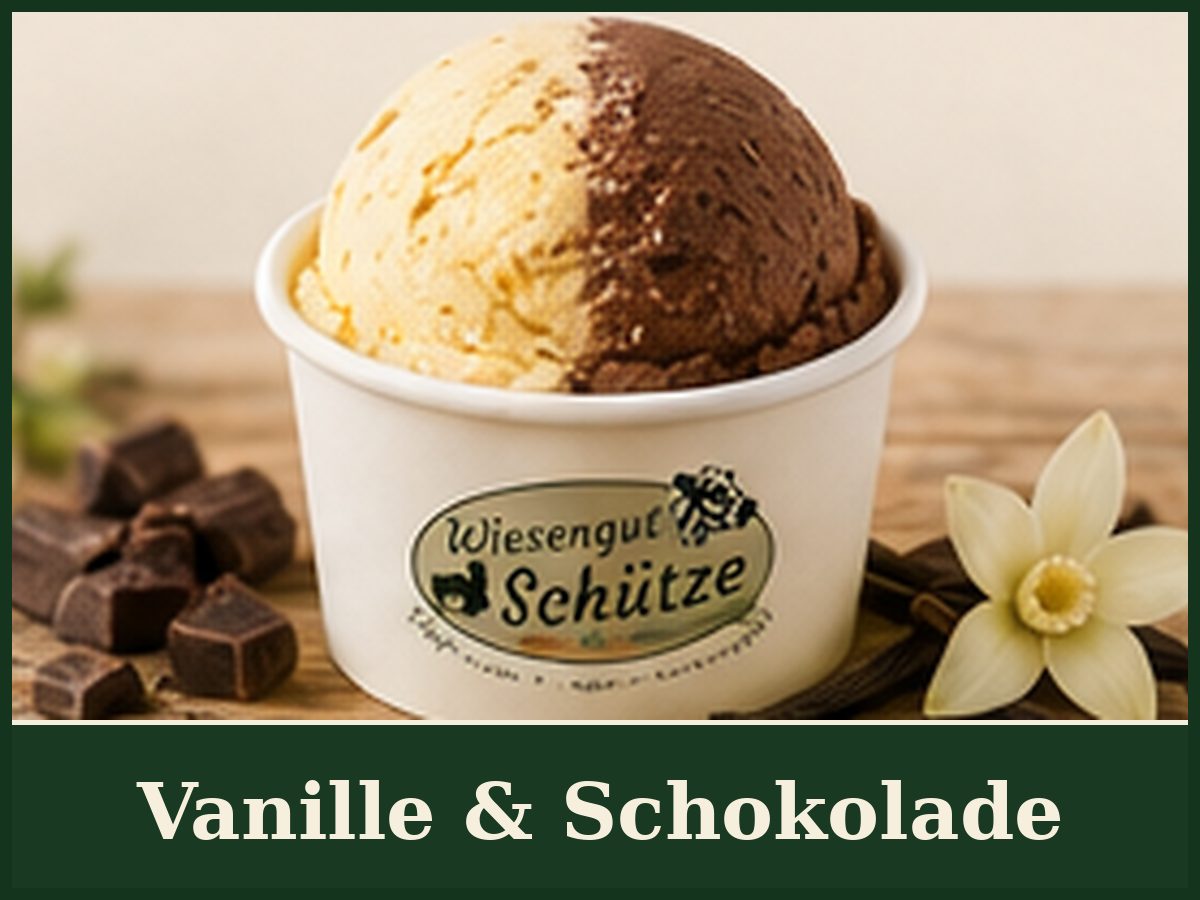 Vanille und Schokolade