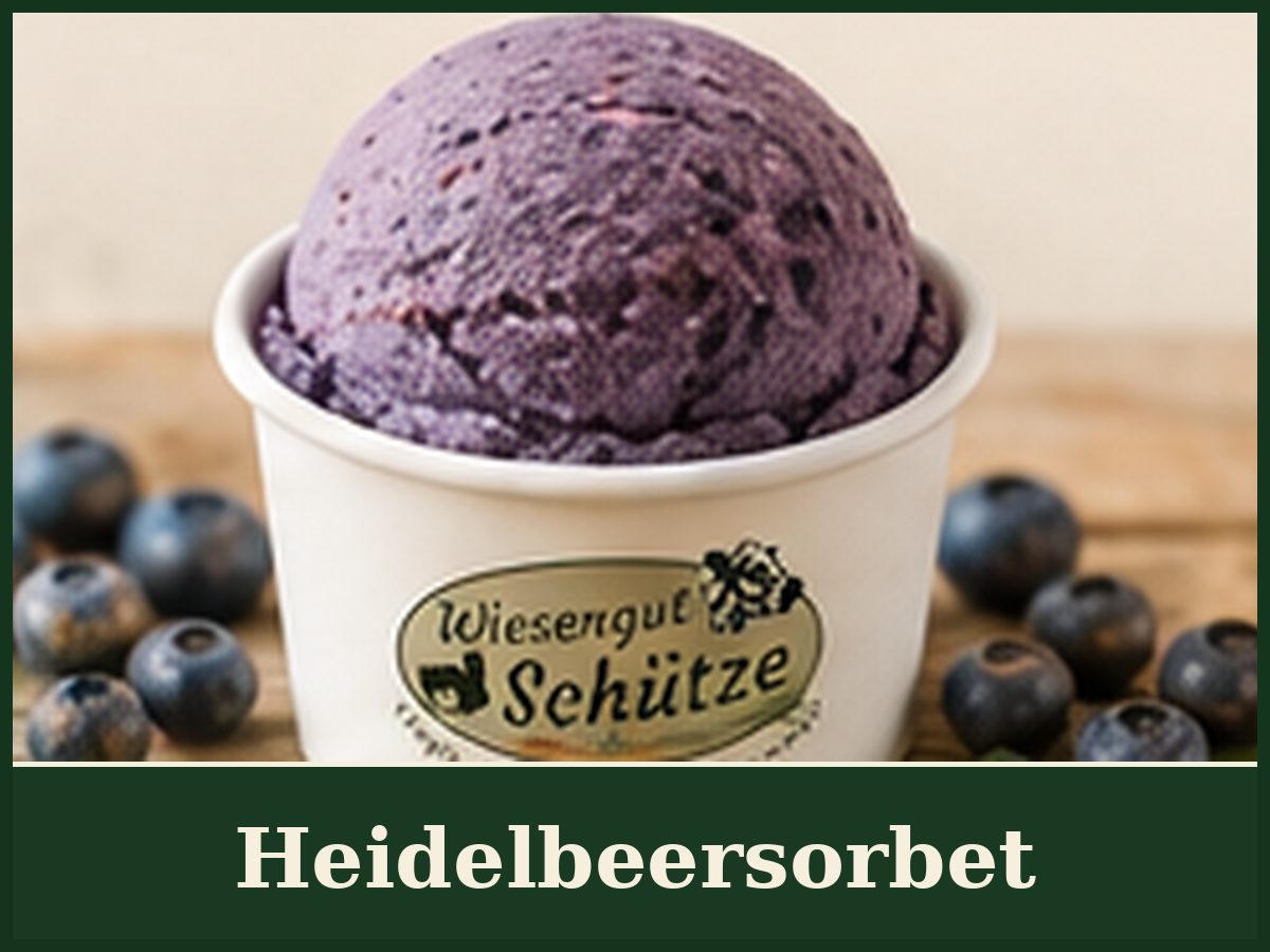 Heidelbeersorbet