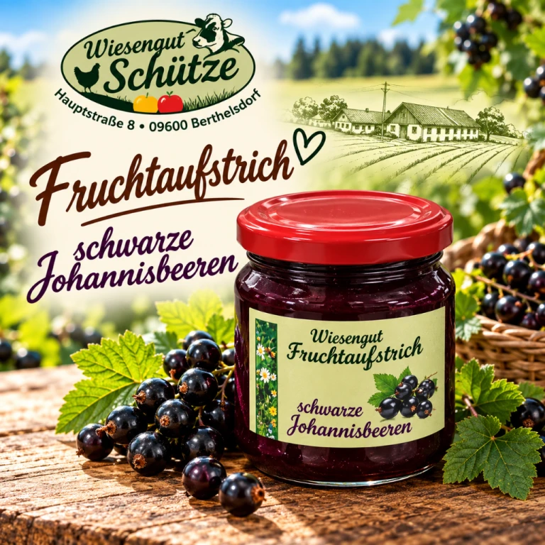 Schwarze Johannisbeeren-Fruchtaufstrich