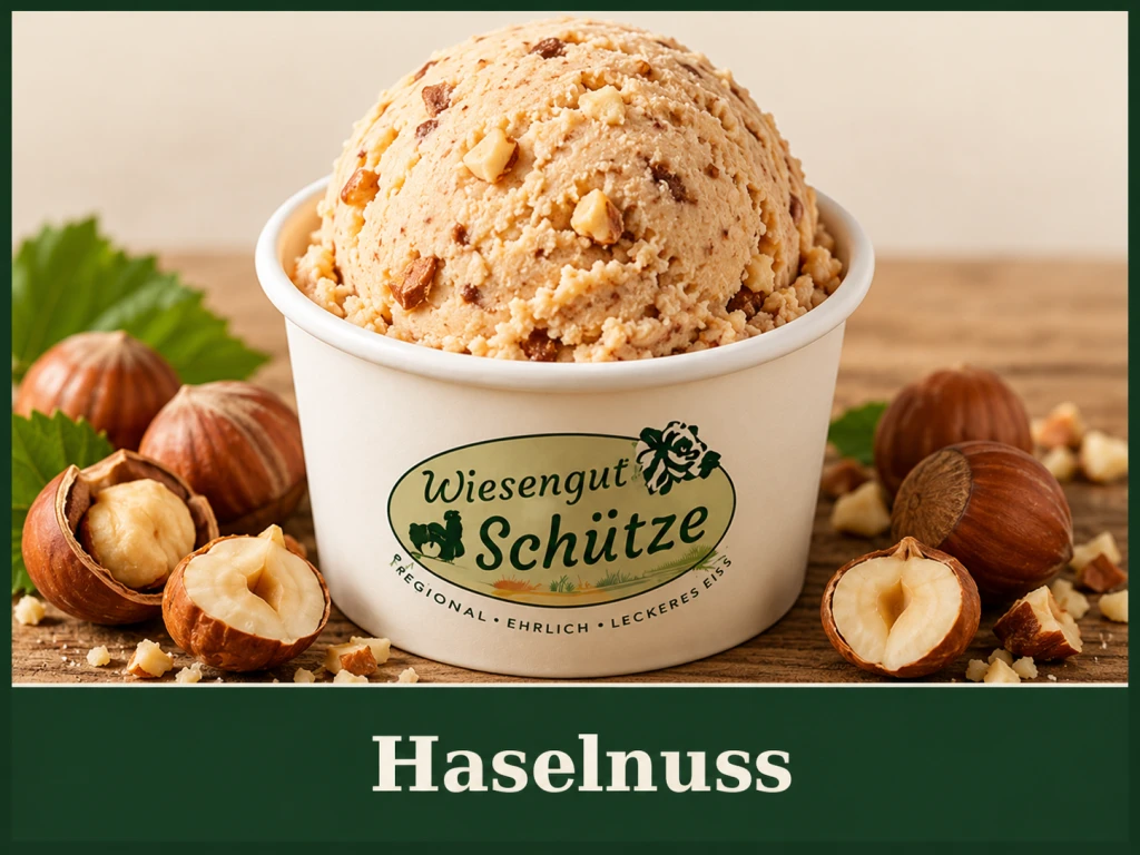Haselnuss-Eis
