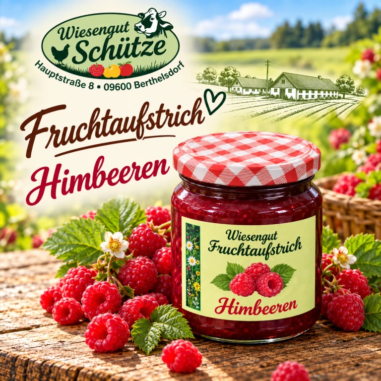 Himbeeren-Fruchtaufstrich